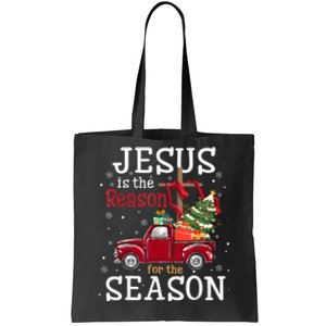 Jesus Is The Reason For The Season Christian Faith Christmas Tote Bag