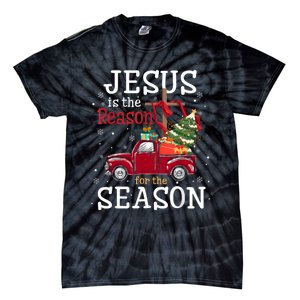 Jesus Is The Reason For The Season Christian Faith Christmas Tie-Dye T-Shirt