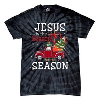 Jesus Is The Reason For The Season Christian Faith Christmas Tie-Dye T-Shirt