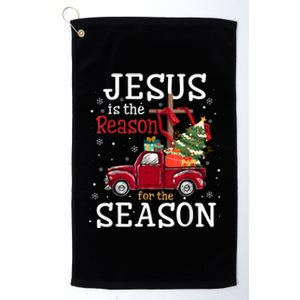 Jesus Is The Reason For The Season Christian Faith Christmas Platinum Collection Golf Towel