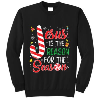 Jesus Is The Reason For The Season Christmas Pajama Gifts Sweatshirt