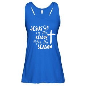 Jesus Is The Reason For The Season Christian Christmas Gift Ladies Essential Flowy Tank