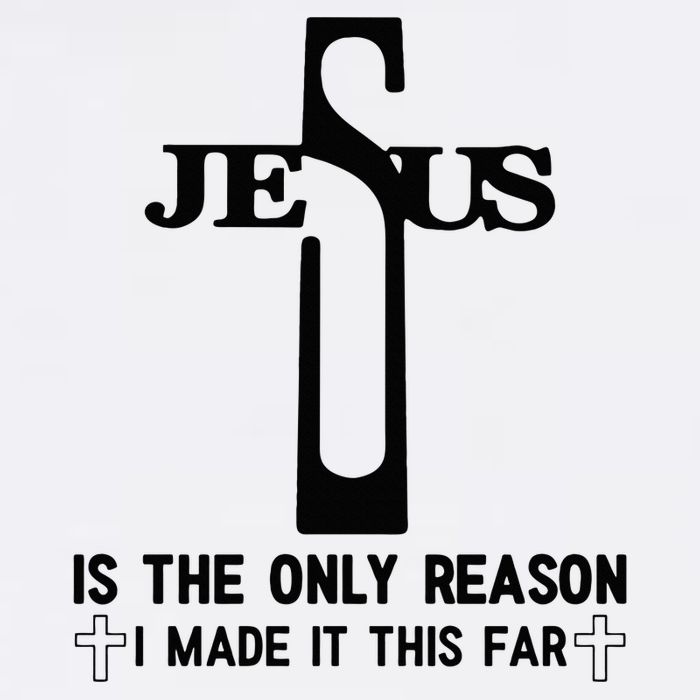 Jesus Is The Only Reason I Made It This Far Cross Faith Wool Snapback Cap