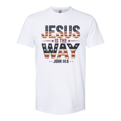 Jesus Is The Way John 146 Christian Pride Softstyle CVC T-Shirt