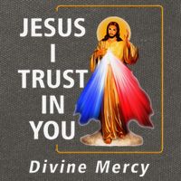 Jesus I Trust In You Divine Mercy Catholic Christian Cotton Canvas Backpack