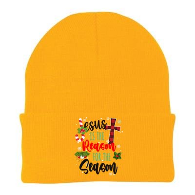 Jesus Is The Reason For The Season Holiday Christmas Knit Cap Winter Beanie