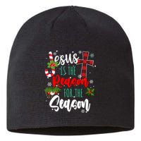 Jesus Is The Reason For The Season Holiday Christmas Sustainable Beanie