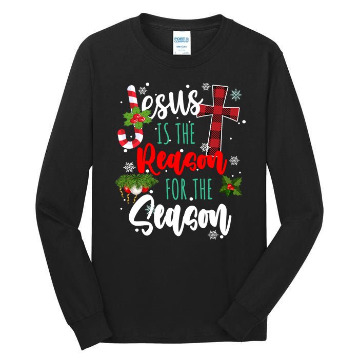 Jesus Is The Reason For The Season Holiday Christmas Tall Long Sleeve T-Shirt