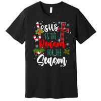 Jesus Is The Reason For The Season Holiday Christmas Premium T-Shirt