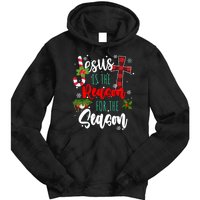 Jesus Is The Reason For The Season Holiday Christmas Tie Dye Hoodie