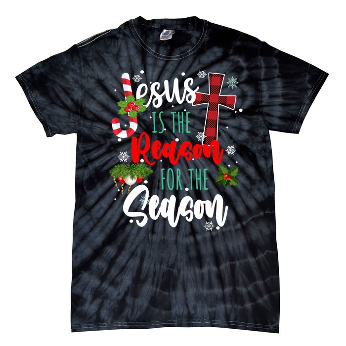 Jesus Is The Reason For The Season Holiday Christmas Tie-Dye T-Shirt