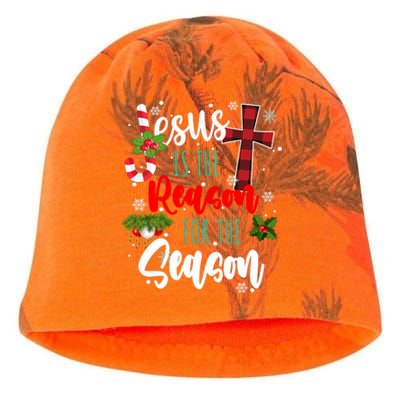 Jesus Is The Reason For The Season Holiday Christmas Kati - Camo Knit Beanie