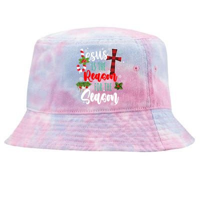 Jesus Is The Reason For The Season Holiday Christmas Tie-Dyed Bucket Hat