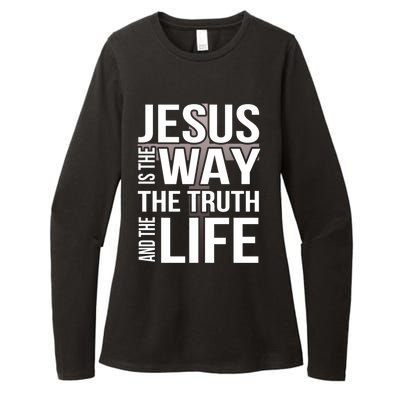 Jesus Is The Way The Truth And The Life Gift Womens CVC Long Sleeve Shirt