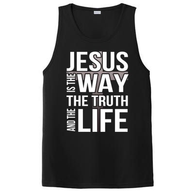 Jesus Is The Way The Truth And The Life Gift PosiCharge Competitor Tank