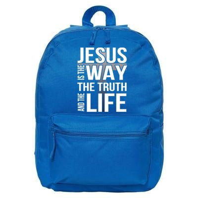 Jesus Is The Way The Truth And The Life Gift 16 in Basic Backpack