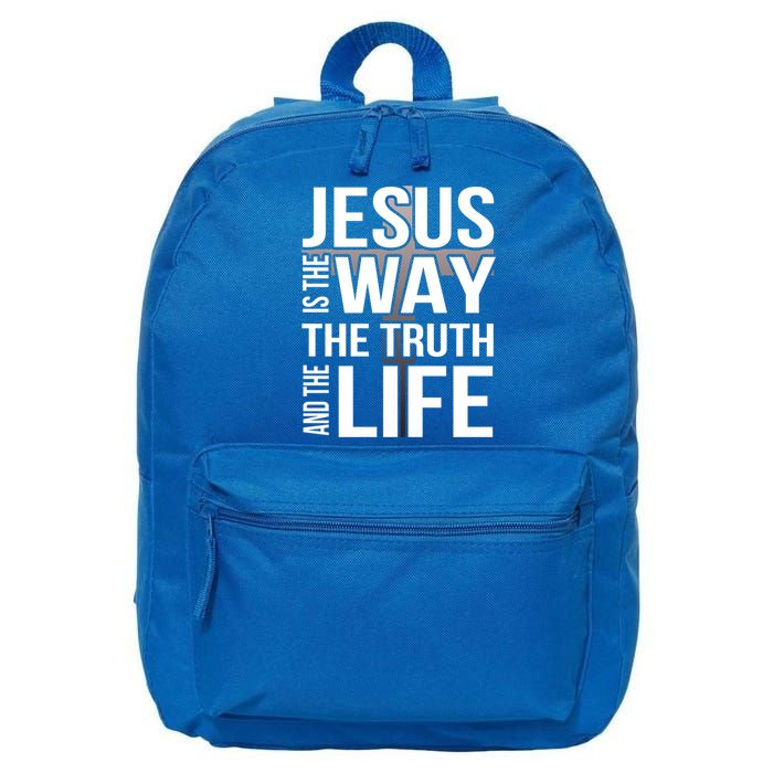 Jesus Is The Way The Truth And The Life Gift 16 in Basic Backpack