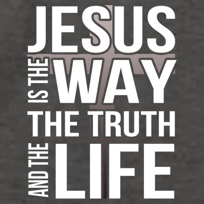 Jesus Is The Way The Truth And The Life Gift Vector Backpack