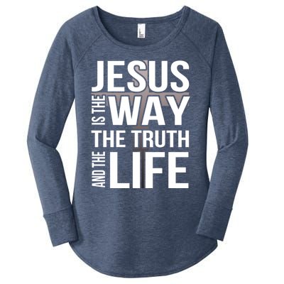 Jesus Is The Way The Truth And The Life Gift Women's Perfect Tri Tunic Long Sleeve Shirt