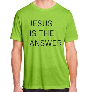 Jesus Is The Answer Adult ChromaSoft Performance T-Shirt