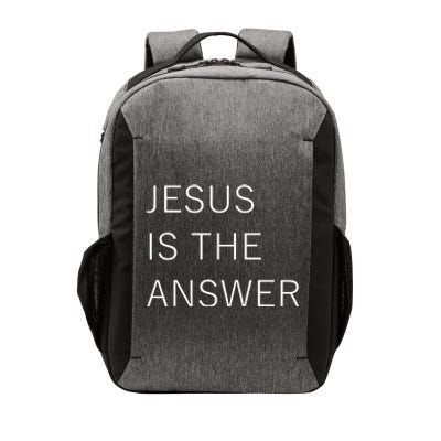 Jesus Is The Answer Vector Backpack