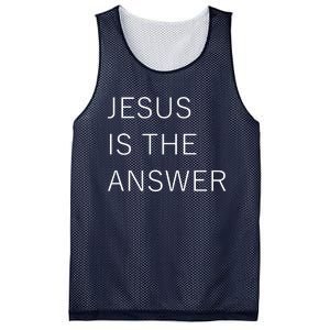 Jesus Is The Answer Mesh Reversible Basketball Jersey Tank