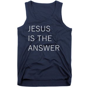 Jesus Is The Answer Tank Top