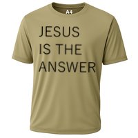 Jesus Is The Answer Cooling Performance Crew T-Shirt