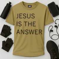Jesus Is The Answer Cooling Performance Crew T-Shirt