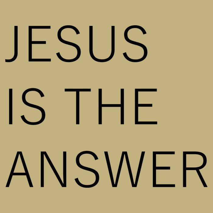 Jesus Is The Answer Cooling Performance Crew T-Shirt