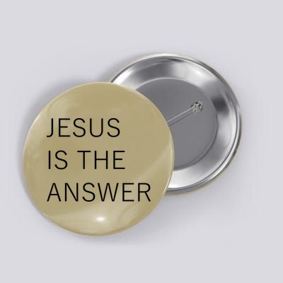 Jesus Is The Answer Button
