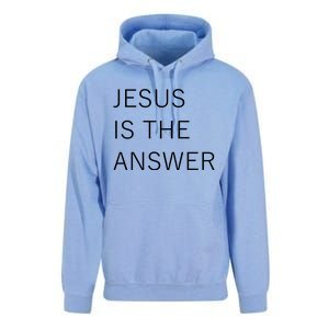 Jesus Is The Answer Unisex Surf Hoodie