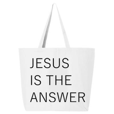 Jesus Is The Answer 25L Jumbo Tote