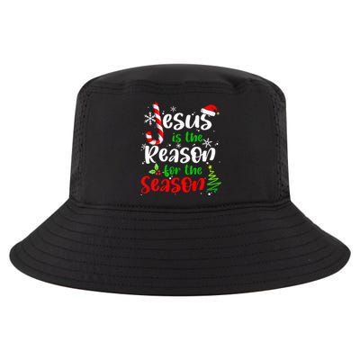 Jesus is The Reason for The Season Christian Faith Christmas  Cool Comfort Performance Bucket Hat