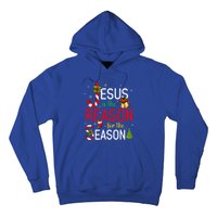 Jesus Is The Reason For The Season Xmas Christmas Candy Cane  Hoodie