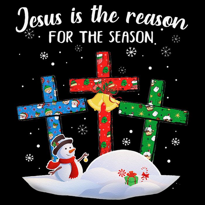 Jesus Is The Reason For The Season Christian Christmas Xmas 16 in Basic Backpack