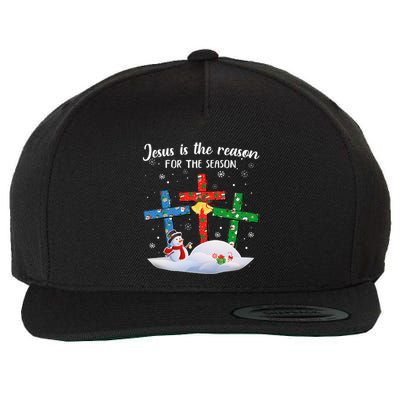 Jesus Is The Reason For The Season Christian Christmas Xmas Wool Snapback Cap