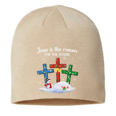 Jesus Is The Reason For The Season Christian Christmas Xmas Sustainable Beanie
