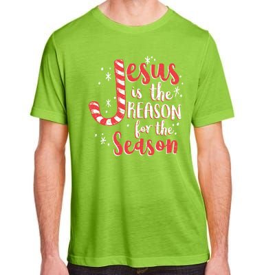 Jesus Is The Reason For Season Family Christmas Christian Adult ChromaSoft Performance T-Shirt