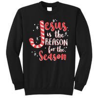 Jesus Is The Reason For Season Family Christmas Christian Tall Sweatshirt