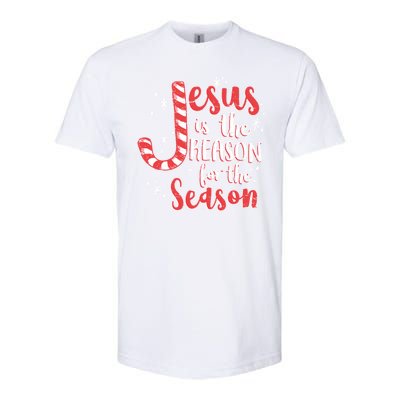 Jesus Is The Reason For Season Family Christmas Christian Softstyle CVC T-Shirt