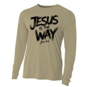 Jesus Is The Way John 146 Urban Style Cooling Performance Long Sleeve Crew