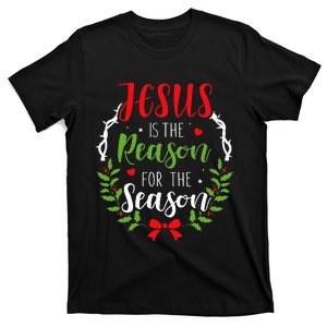 Jesus Is The Reason For The Season Christian Christmas T-Shirt