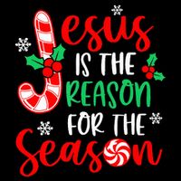 Jesus Is The Reason For The Season Christmas Xmas Candy Cane 16 in Basic Backpack