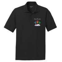 Jesus Is The Reason For The Season Funny Christmas PJs Gifts PosiCharge RacerMesh Polo