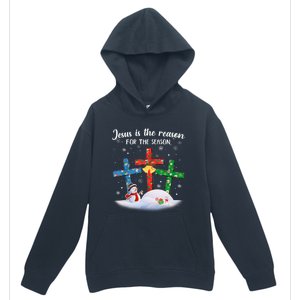 Jesus Is The Reason For The Season Funny Christmas PJs Gifts Urban Pullover Hoodie