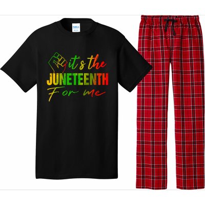 Juneteenth Its The Juneteenth For Me Juneteenth 1865 Pajama Set