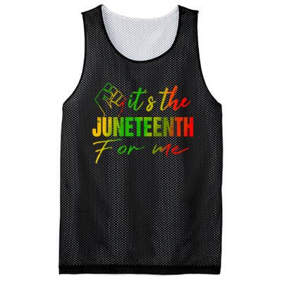 Juneteenth Its The Juneteenth For Me Juneteenth 1865 Mesh Reversible Basketball Jersey Tank