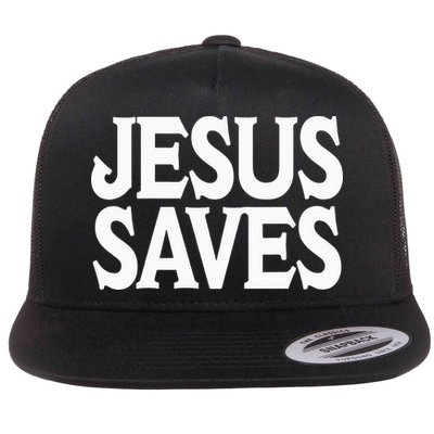 Jesus Is the Only Way Jesus Saves Vintage Mall Jesus Saves Flatbill Hat