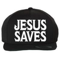 Jesus Is the Only Way Jesus Saves Vintage Mall Jesus Saves Wool Snapback Cap